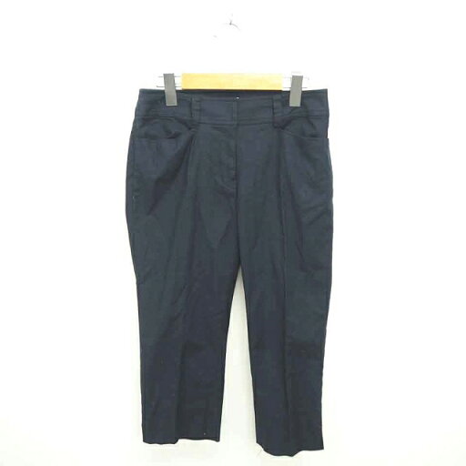 【中古】ナチュラルビューティーベーシック NATURAL BEAUTY BASIC パンツ クロップド センタープレス ジップフライ S ネイビー 紺 /TT48 レディース 【ベクトル 古着】 211111 【中古】ナチュラルビューティーベーシック NATURAL BEAUTY BASIC パンツ クロップド センタープレス ジップフライ S ネイビー 紺 /TT48 レディース 【ベクトル 古着】 211111