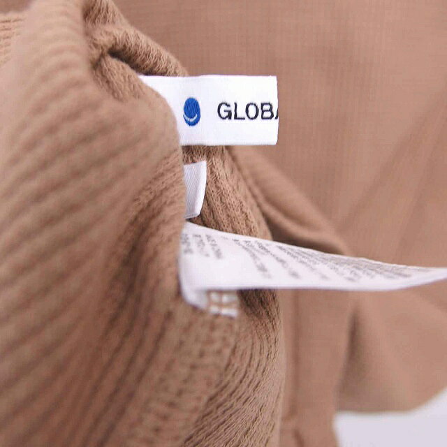 【中古】グローバルワーク GLOBAL WORK カットソー Tシャツ ヘンリーネック 綿 コットン 半袖 M ベージュ 茶 /TT14 レディース 【ベクトル 古着】 220218 auc-vector-18970139 ブランド古着の買取販売ベクトル サンプル画像3
