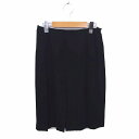 【中古】ボディードレッシング BODY DRESSING タイト プリーツ スカート ひざ丈 サイドジップ 無地 シンプル 9 黒 ブラック /TT20 レディース 【ベクトル 古着】 220127(4)