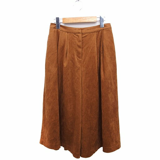 【中古】ナチュラルビューティーベーシック NATURAL BEAUTY BASIC タック ワイド パンツ フェイクスエード 無地 XS キャメル 茶 /FT47 レディース 【ベクトル 古着】 220218 【中古】ナチュラルビューティーベーシック NATURAL BEAUTY BASIC タック ワイド パンツ フェイクスエード 無地 XS キャメル 茶 /FT47 レディース 【ベクトル 古着】 220218