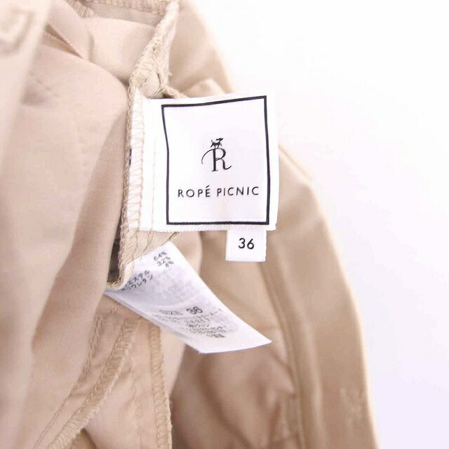 【中古】ロペピクニック ROPE Picnic テーパード パンツ センタープレス ジップフライ 36 ベージュ 薄茶 /TT22 レディース 【ベクトル 古着】 220312 auc-vector-18973974 ブランド古着の買取販売ベクトル サンプル画像3