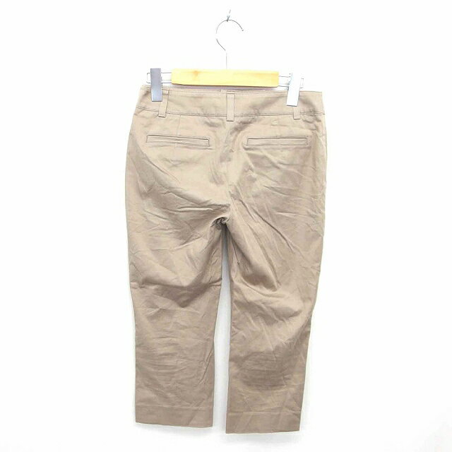 【中古】23区 オンワード樫山 テーパード クロップド パンツ ジップフライ 36 ベージュ 茶 /TT16 レディース 【ベクトル 古着】 220415 auc-vector-18976145 ブランド古着の買取販売ベクトル サンプル画像2