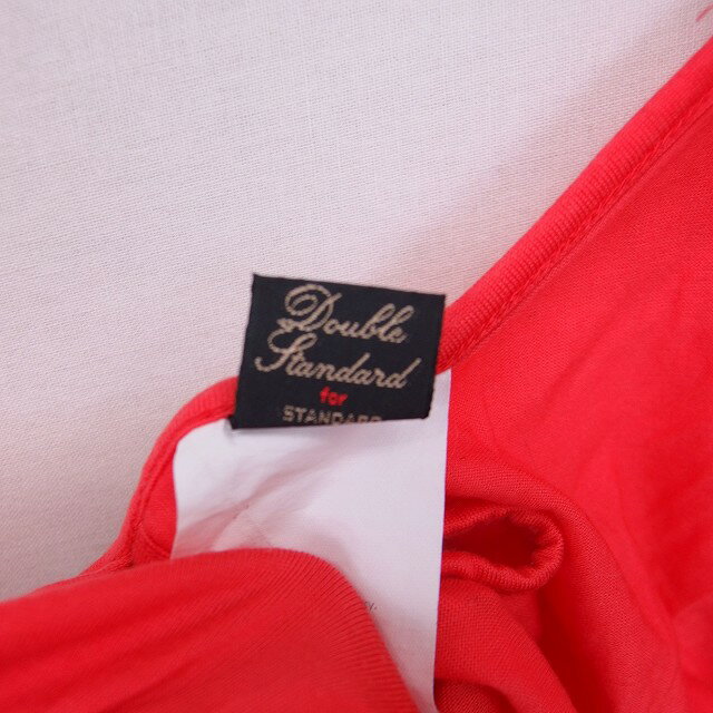 【中古】ダブルスタンダードクロージング ダブスタ DOUBLE STANDARD CLOTHING チュニック プルオーバー ラグランスリーブ 半袖 F ピンク /TT6 レディース 【ベクトル 古着】 220511