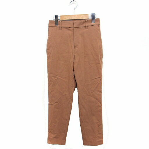 【中古】ビス ViS テーパード パンツ ストレッチ スリム 無地 裏起毛 S ライトブラウン /FT39 レディース 【ベクトル 古着】 220420 【中古】ビス ViS テーパード パンツ ストレッチ スリム 無地 裏起毛 S ライトブラウン /FT39 レディース 【ベクトル 古着】 220420