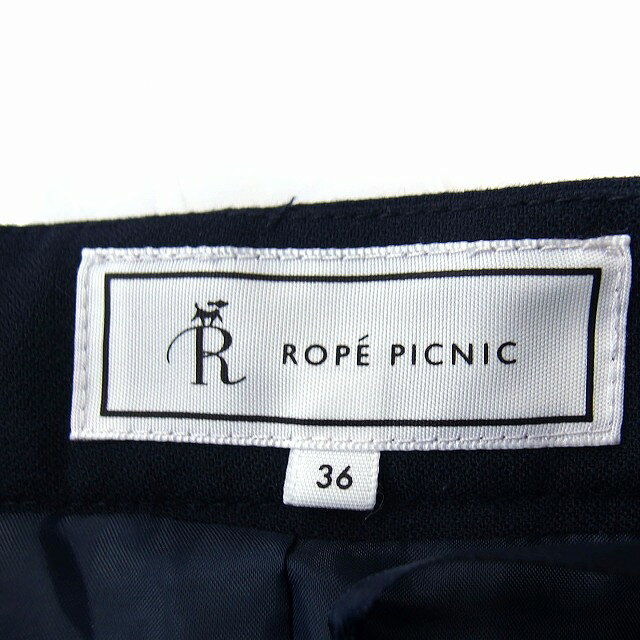 【中古】ロペピクニック ROPE Picnic タック フレアスカート ひざ丈 ビット金具 無地 シンプル 36 ネイビー 紺 /FT2 レディース 【ベクトル 古着】 220518 auc-vector-18974007 ブランド古着の買取販売ベクトル サンプル画像3