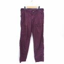 【中古】ジャーナルスタンダード JOURNAL STANDARD カーゴ パンツ コットン 綿 無地 シンプル S パープル 紫 /FT4 メンズ 【ベクトル ...