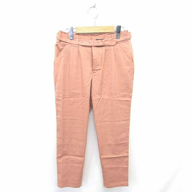 【中古】プロポーション ボディドレッシング PROPORTION BODY DRESSING テーパード パンツ ジップフライ ベルト 薄手 2 茶 ベージュ /TT32 レディース 【ベクトル 古着】 220714ブランドプロポーション ボディドレッシング PROPORTION BODY DRESSING表記サイズ2(日本サイズS)実寸サイズウエスト：約64cm　もも幅：約23cm　裾幅：約15cm　股上：約24cm　股下：約58cm　　素材指定外繊維(リヨセル)66％、ナイロン32％、ポリウレタン2％色ベージュ ※色に関してはこの商品の出品者の主観で判断しておりますので、カタログや正規のカラーとは言い回しが異なる場合があります。状態保管時のシワがありますが、使用感が少なく、状態の良い商品です。 ※あくまでも中古品ですので掲載写真や記載内容をご確認いただき、ご理解の上ご購入ください。 商品のお問い合わせの回答を休止しております。＊各商品ページの商品詳細等をご確認の上ご購入ください。【中古】プロポーション ボディドレッシング PROPORTION BODY DRESSING テーパード パンツ ジップフライ ベルト 薄手 2 茶 ベージュ /TT32 レディース 【ベクトル 古着】 220714状態ランク　”A”詳細については、下記および「状態ランクについて」ページをご覧ください。未使用・新品の商品ほぼ新品同様の商品使用感が少なく、かなり状態の良い商品使用感はあるが、傷や汚れの少ない商品使用感の他、傷や汚れが見られる商品かなり大きな傷みがある難あり商品※S〜CランクはUSED品となりますので、使用感をご理解の上でご入札下さい。状態ランクについてinformationブランドプロポーション ボディドレッシング PROPORTION BODY DRESSING表記サイズ2(日本サイズS)実寸サイズウエスト：約64cm　もも幅：約23cm　裾幅：約15cm　股上：約24cm　股下：約58cm　　素材指定外繊維(リヨセル)66％、ナイロン32％、ポリウレタン2％色ベージュ ※色に関してはこの商品の出品者の主観で判断しておりますので、カタログや正規のカラーとは言い回しが異なる場合があります。状態保管時のシワがありますが、使用感が少なく、状態の良い商品です。 ※あくまでも中古品ですので掲載写真や記載内容をご確認いただき、ご理解の上ご購入ください。 商品のお問い合わせの回答を休止しております。＊各商品ページの商品詳細等をご確認の上ご購入ください。本商品は一点物です他サイトや店舗にて販売している商品です。多少のお時間差にて欠品になることもございます。予めご了承頂ますようお願い致します。ベクトル・サイズガイドはこちらこの商品と同じブランドの商品を見る