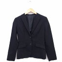 【中古】コムサイズム COMME CA ISM テーラード ジャケット アウター 背抜き ウール M 黒 ブラック /NT13 レディース 【ベクトル 古着】 220729(4)