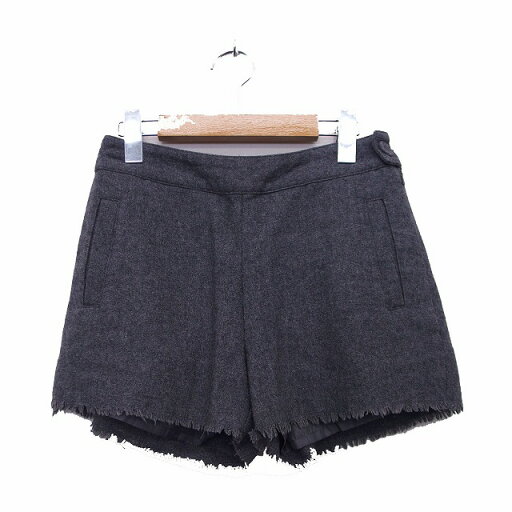 【中古】ミスティック mystic パンツ ショート フリンジ ウール シンプル 1 グレー 灰 /KT24 レディース 【ベクトル 古着】 220910 【中古】ミスティック mystic パンツ ショート フリンジ ウール シンプル 1 グレー 灰 /KT24 レディース 【ベクトル 古着】 220910