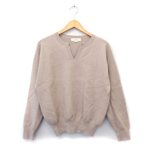 【中古】ビーミングバイビームス B:MING LIFE STORE by BEAMS ニット セーター 長袖 無地 シンプル 1 ベージュ /KT8 レディース 【ベクトル 古着】 221010 【中古】ビーミングバイビームス B:MING LIFE STORE by BEAMS ニット セーター 長袖 無地 シンプル 1 ベージュ /KT8 レディース 【ベクトル 古着】 221010