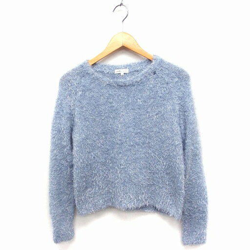【中古】アースミュージック&エコロジー EARTH MUSIC & ECOLOGY シャギー ニット セーター 長袖 ラウンドネック S サックス /FT2 レディース 【ベクトル 古着】 221124 【中古】アースミュージック&エコロジー EARTH MUSIC & ECOLOGY シャギー ニット セーター 長袖 ラウンドネック S サックス /FT2 レディース 【ベクトル 古着】 221124