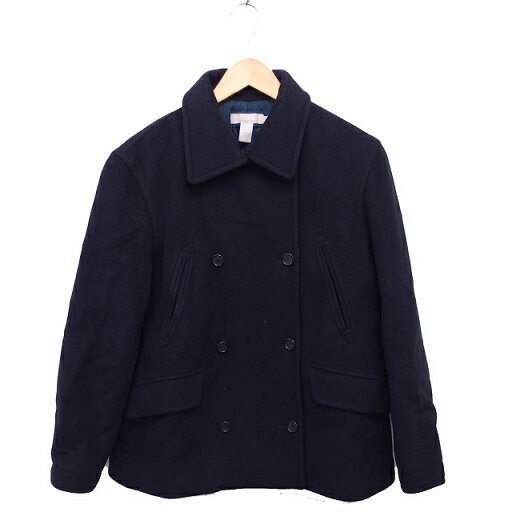 【中古】ジェイクルー J.CREW 中綿 ジャケット アウター ステンカラー 無地 カシミヤ混 ウール S ネイビー 紺 /FT27 レディース 【ベクトル 古着】 221208 【中古】ジェイクルー J.CREW 中綿 ジャケット アウター ステンカラー 無地 カシミヤ混 ウール S ネイビー 紺 /FT27 レディース 【ベクトル 古着】 221208