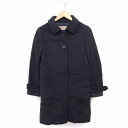 【中古】プロポーション ボディドレッシング PROPORTION BODY DRESSING ステンカラーコート アウター シングル ミドル丈 起毛 ウール 3...