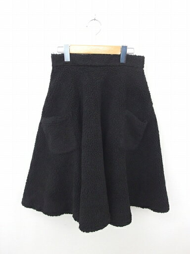 【中古】エイミーインザバッティーガール Aymmy in the batty girls スカート フレア ボア 膝下 シンプル M ブラック 黒 /KT35 レディース 【ベクトル 古着】 230109 【中古】エイミーインザバッティーガール Aymmy in the batty girls スカート フレア ボア 膝下 シンプル M ブラック 黒 /KT35 レディース 【ベクトル 古着】 230109
