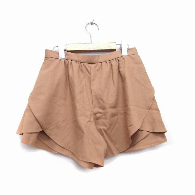 ブランド古着の買取販売ベクトルの【中古】リランドチュール Rirandture キュロット パンツ ショート リボン ティアード シンプル 2 ベージュ /KT32 レディース 【ベクトル 古着】 230325｜アングル2