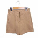 【中古】アミーバイエミリー amie by miely キュロット パンツ ショート M ベージュ 茶 /TT41 レディース 【ベクトル 古着】 230406
