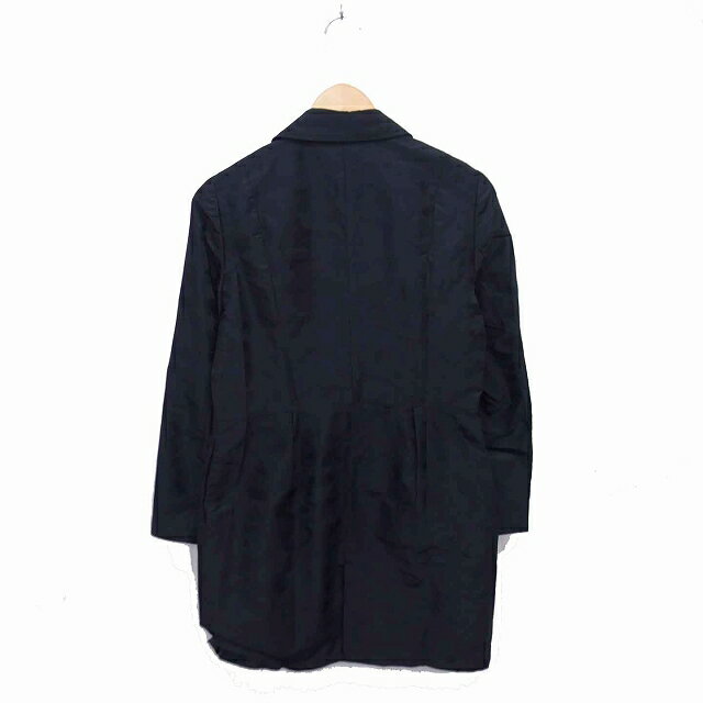 【中古】ブルーベル Bluebell スプリング コート アウター ミドル 迷彩 カモフラ 薄手 40 ブラック 黒 /TT27 レディース 【ベクトル 古着】 230413