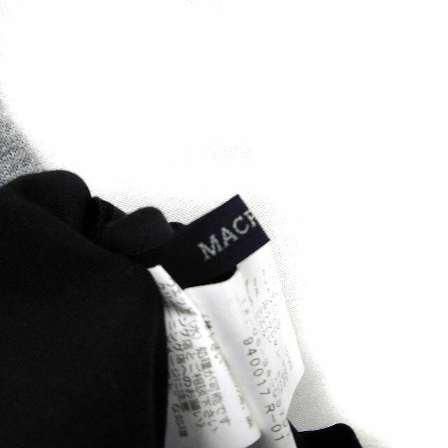 【中古】マカフィー MACPHEE トゥモローランド ワンピース フレア ひざ丈 切替 スウェット シルク混 ラグランスリーブ リブ 長袖 38 グレー /NT10 レディース 【ベクトル 古着】 230810