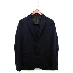 【中古】スーツセレクト SUIT SELECT ジャケット アウター テーラード 背抜き スリット 無地 Y5 紺 ネイビー /NT20 メンズ 【ベクトル 古着】 231027