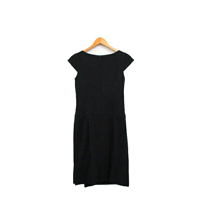 【中古】ロペ ROPE ワンピース 半袖 ロング ベルト シンプル 9 チャコールグレー /KT26 レディース 【ベクトル 古着】 231027