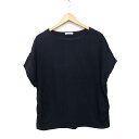 【中古】クラシカルエルフ CLASSICAL ELF カットソー Tシャツ ワイド 無地 シンプル 半袖 丸首 コットン S ブラック 黒 /HT7 レディース 【ベクトル 古着】 240208(4)