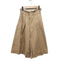 【中古】ローリーズファーム LOWRYS FARM ガウチョ パンツ 無地 コットン 綿 F ベージュ /FT19 レディース 【ベクトル 古着】 240205(4)