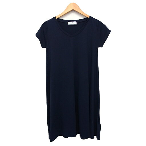 【中古】N.Natural Beauty Basic N.ナチュラルビューティーベーシック チュニック Tシャツ カットソー 無地 シンプル 半袖 Vネック M ネイビー 紺 /HT35 レディース 【ベクトル 古着】 240201 【中古】N.Natural Beauty Basic N.ナチュラルビューティーベーシック チュニック Tシャツ カットソー 無地 シンプル 半袖 Vネック M ネイビー 紺 /HT35 レディース 【ベクトル 古着】 240201