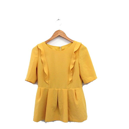 【中古】ジルスチュアート JILL STUART チュニック フレア 七分袖 フレア シンプル S イエロー 黄 /KT30 レディース 【ベクトル 古着】 240307 【中古】ジルスチュアート JILL STUART チュニック フレア 七分袖 フレア シンプル S イエロー 黄 /KT30 レディース 【ベクトル 古着】 240307