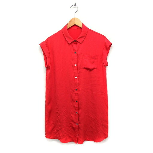 【中古】グリーンレーベルリラクシング ユナイテッドアローズ green label relaxing シャツ チュニック ノースリーブ バンドスリーブ 無地 レッド 赤 /FT36 レディース 【ベクトル 古着】 240411 【中古】グリーンレーベルリラクシング ユナイテッドアローズ green label relaxing シャツ チュニック ノースリーブ バンドスリーブ 無地 レッド 赤 /FT36 レディース 【ベクトル 古着】 240411