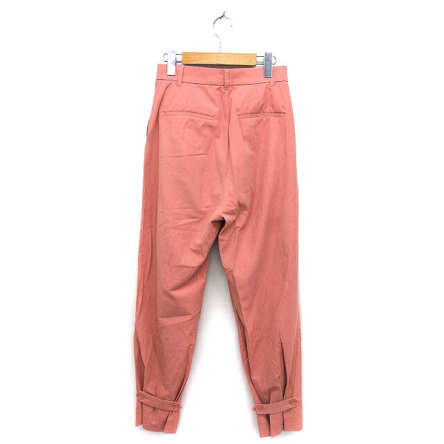 【中古】ミラオーウェン Mila Owen パンツ テーパード ゆったり リネン混 ハイライズ タック 0 ピンク /NT18 レディース 【ベクトル 古着】 240501 auc-vector-19778559 ブランド古着の買取販売ベクトル サンプル画像2