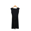 【中古】プロポーション ボディドレッシング PROPORTION BODY DRESSING ワンピース ノースリーブ リボン シンプル 2 ネイビー 紺 /KT26 レディース 【ベクトル 古着】 240530(4)