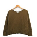 【中古】グリーンレーベルリラクシング ユナイテッドアローズ green label relaxing トレーナー スウェット コットン シンプル カーキ /KT...