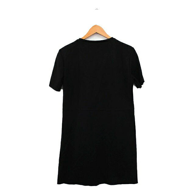 【中古】ザラ ZARA ワンピース 半袖 ミニ シンプル S ブラック 黒 /KT22 レディース 【ベクトル 古着】 240928