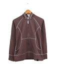 【中古】エルエルビーン L.L.BEAN パーカー フード ジップアップ シンプル ブラウン 茶 /KT22 レディース 【ベクトル 古着】 241021
