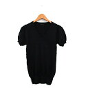 【中古】アパートバイローリーズ apart by lowrys カットソー Tシャツ 半袖 Vネック シンプル M ブラック 黒 /KT21 レディース 【ベクトル 古着】 241104(4)