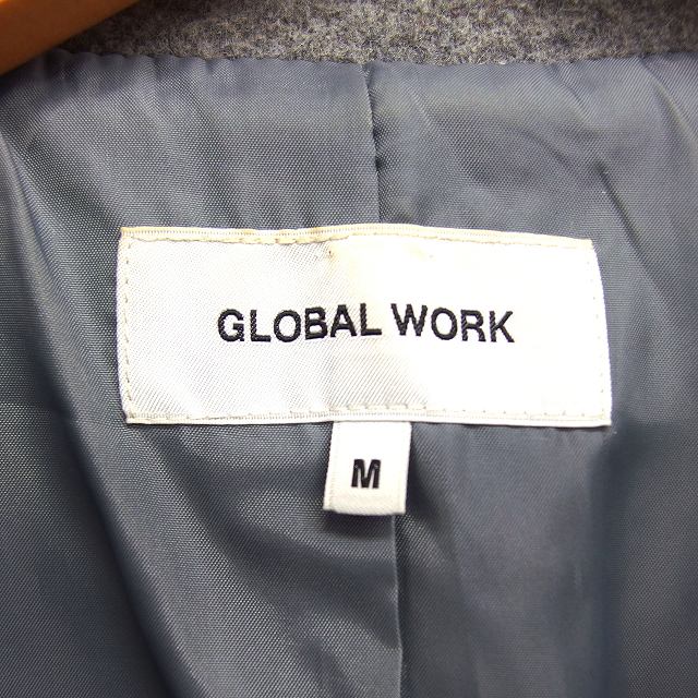 【中古】グローバルワーク GLOBAL WORK チェスター コート アウター ミドル ウール混 シンプル 総裏地 M グレー /NT21 レディース 【ベクトル 古着】 241111 auc-vector-20048153 ブランド古着の買取販売ベクトル サンプル画像3