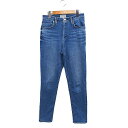 【中古】モナーム Moname デニム ジーンズ テーパードパンツ 25 ブルー 青 /FT17 レディース 【ベクトル 古着】 241211(4)