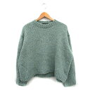【中古】バースデーバッシュ BIRTHDAY BASH ニット セーター 長袖 F ミントグリーン /KT30 レディース 【ベクトル 古着】 241226(4)