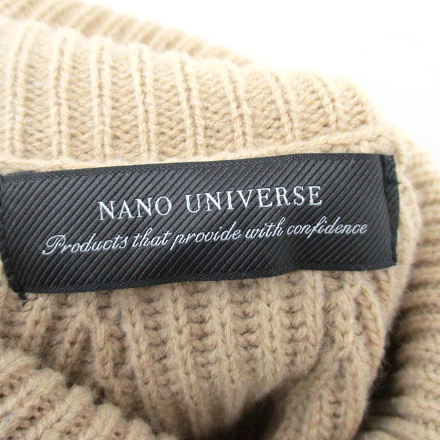 【中古】ナノユニバース nano universe ニット セーター 長袖 ハイネック シンプル L ベージュ /KT13 レディース 【ベクトル 古着】 250118 auc-vector-20138344 ブランド古着の買取販売ベクトル サンプル画像3