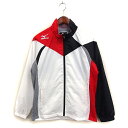 【中古】ミズノ MIZUNO ウインドブレーカー ジャケット アウター 配色 スポーツウエア SS ホワイト 白 /FT22 メンズ 【ベクトル 古着】 250...