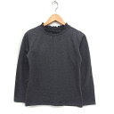 【中古】グローブ grove シャーリングネック ニット カットソー 長袖 無地 M グレー 灰 /FT40 レディース 【ベクトル 古着】 250117(4)