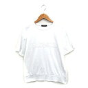 【中古】イーストボーイ EAST BOY カットソー Tシャツ 半袖 コットン 文字 F ホワイト 白 /KT18 レディース 【ベクトル 古着】 250203(4)