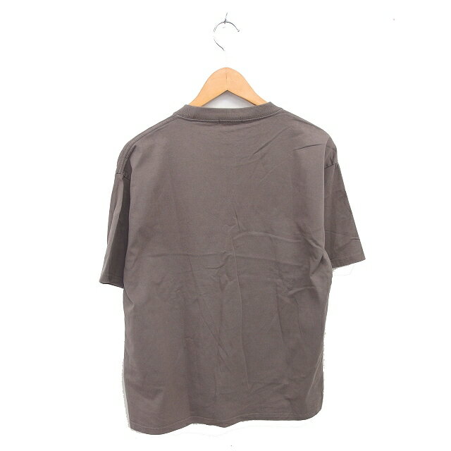 【中古】ウィムバイリドム WYM LIDOM Tシャツ カットソー モックネック 綿 コットン 半袖 M グレージュ /TT メンズ 【ベクトル 古着】 250210