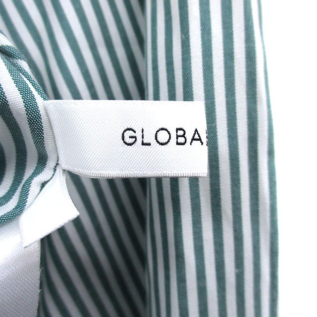 【中古】グローバルワーク GLOBAL WORK シャツ ブラウス 長袖 ストライプ M グリーン 緑 /KT15 レディース 【ベクトル 古着】 250206 auc-vector-20165795 ブランド古着の買取販売ベクトル サンプル画像3