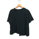 【中古】ノートエシロンス note et silence クロス カットソー Tシャツ 半袖 丸首 カット 無地 コットン 綿 F グリーン 緑 /FT12 レ...