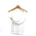 【中古】エストネーション ESTNATION カットソー Tシャツ 半袖 シンプル 36 ホワイト 白 /KT32 レディース 【ベクトル 古着】 250305