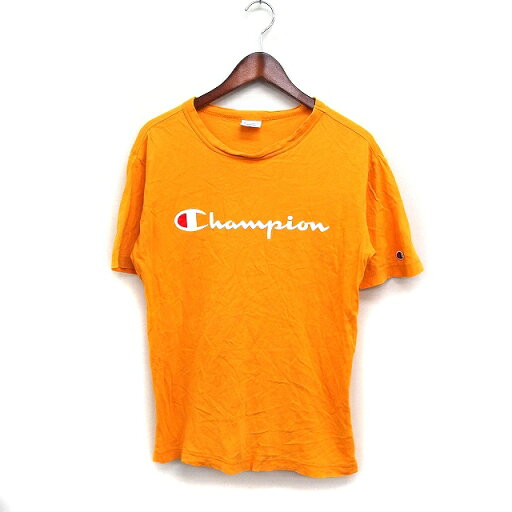 【中古】チャンピオン CHAMPION ロゴ プリント Tシャツ 半袖 コットン 綿 M イエロー 黄 /FT26 メンズ 【ベクトル 古着】 250215 【中古】チャンピオン CHAMPION ロゴ プリント Tシャツ 半袖 コットン 綿 M イエロー 黄 /FT26 メンズ 【ベクトル 古着】 250215