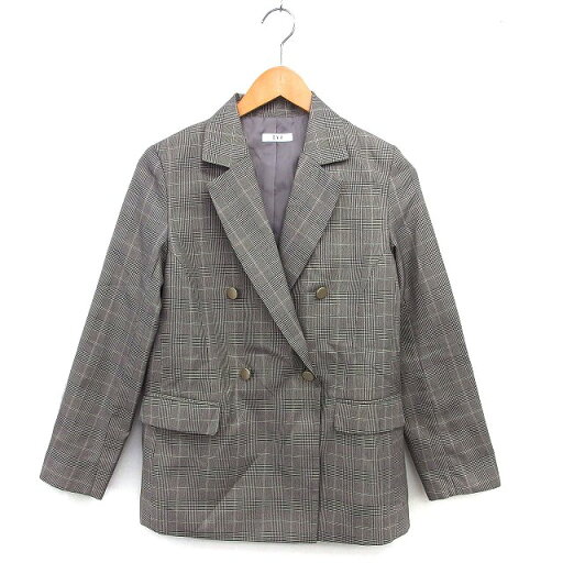 【中古】アー・ヴェ・ヴェ ミッシェルクラン a.v.v テーラード ジャケット ダブル グレンチェック 総裏地 スリット XS ベージュ 黒 ブラック /NT17 レディース 【ベクトル 古着】 250220 【中古】アー・ヴェ・ヴェ ミッシェルクラン a.v.v テーラード ジャケット ダブル グレンチェック 総裏地 スリット XS ベージュ 黒 ブラック /NT17 レディース 【ベクトル 古着】 250220