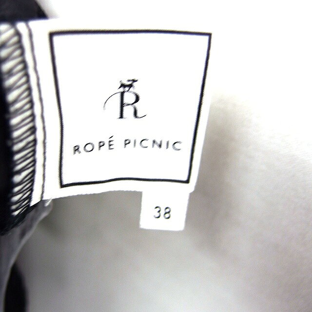 【中古】ロペピクニック ROPE Picnic ティアード ブラウス 半袖 Vネック ハシゴレース 無地 38 ブラック 黒 /FT24 レディース 【ベクトル 古着】 250403 auc-vector-20245639 ブランド古着の買取販売ベクトル サンプル画像3