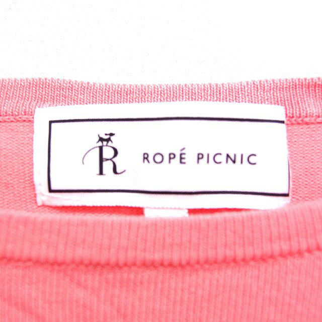 【中古】ロペピクニック ROPE Picnic フラッタースリーブ ニット セーター フリル ボートネック 無地 38 ピンク /FT49 レディース 【ベクトル 古着】 250405 auc-vector-20248347 ブランド古着の買取販売ベクトル サンプル画像3